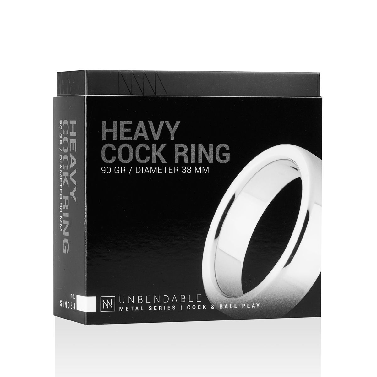Серебристое эрекционное кольцо Heavy Cock Ring Size S