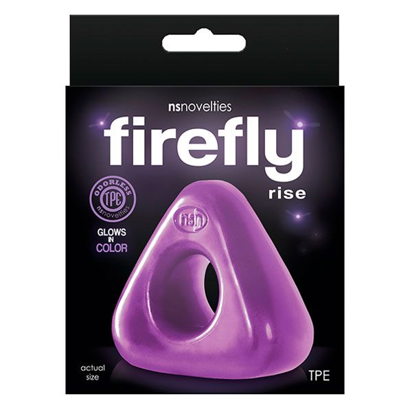 Фиолетовое треугольное эрекционное кольцо FIREFLY RISE