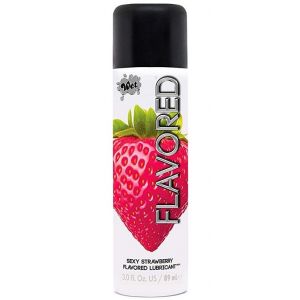Лубрикант Wet Flavored Sexy Strawberry с ароматом клубники - 89 мл.