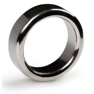 Серебристое эрекционное кольцо Heavy Cock Ring Size L