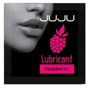 Пробник съедобного лубриканта JUJU с ароматом малины - 3 мл.